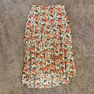 Floral Print Women's Skirt